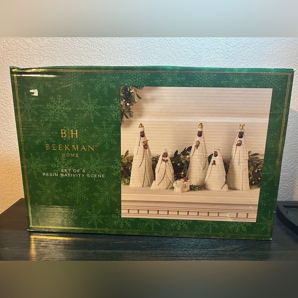 Beekman Home Set Of 6 Resin Nativity Scene
